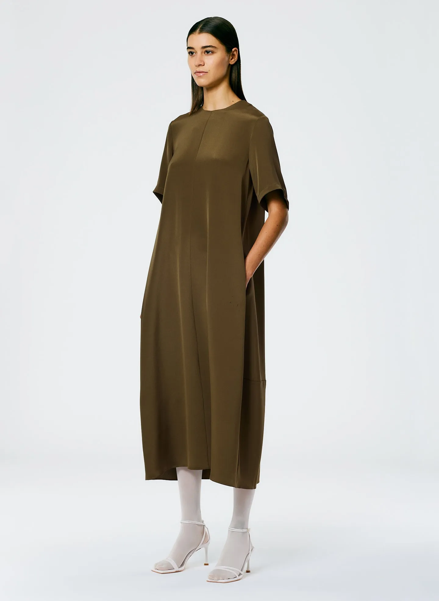 4 Ply Silk T-Shirt Dress