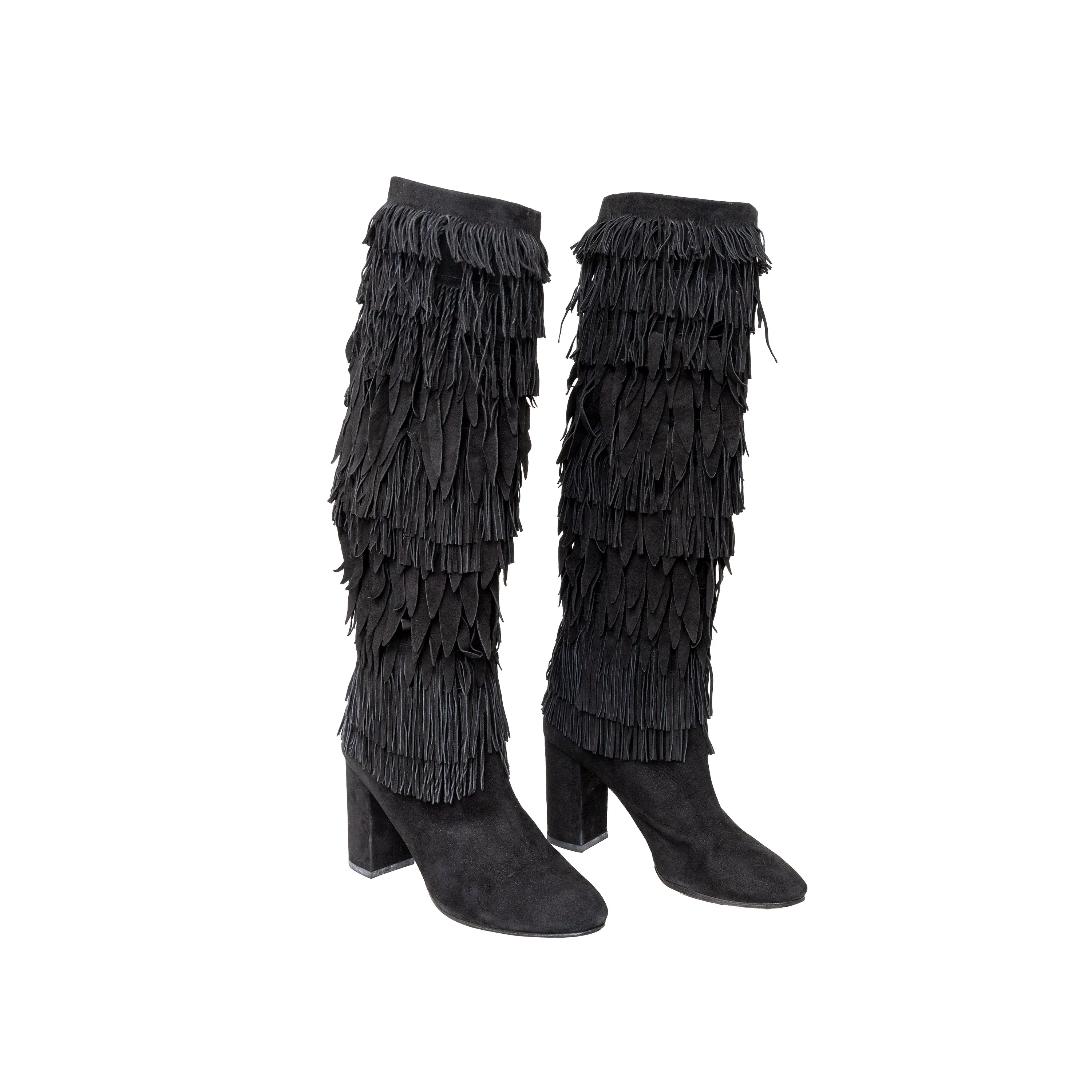 Aquazzura Fringed Boots - '10s