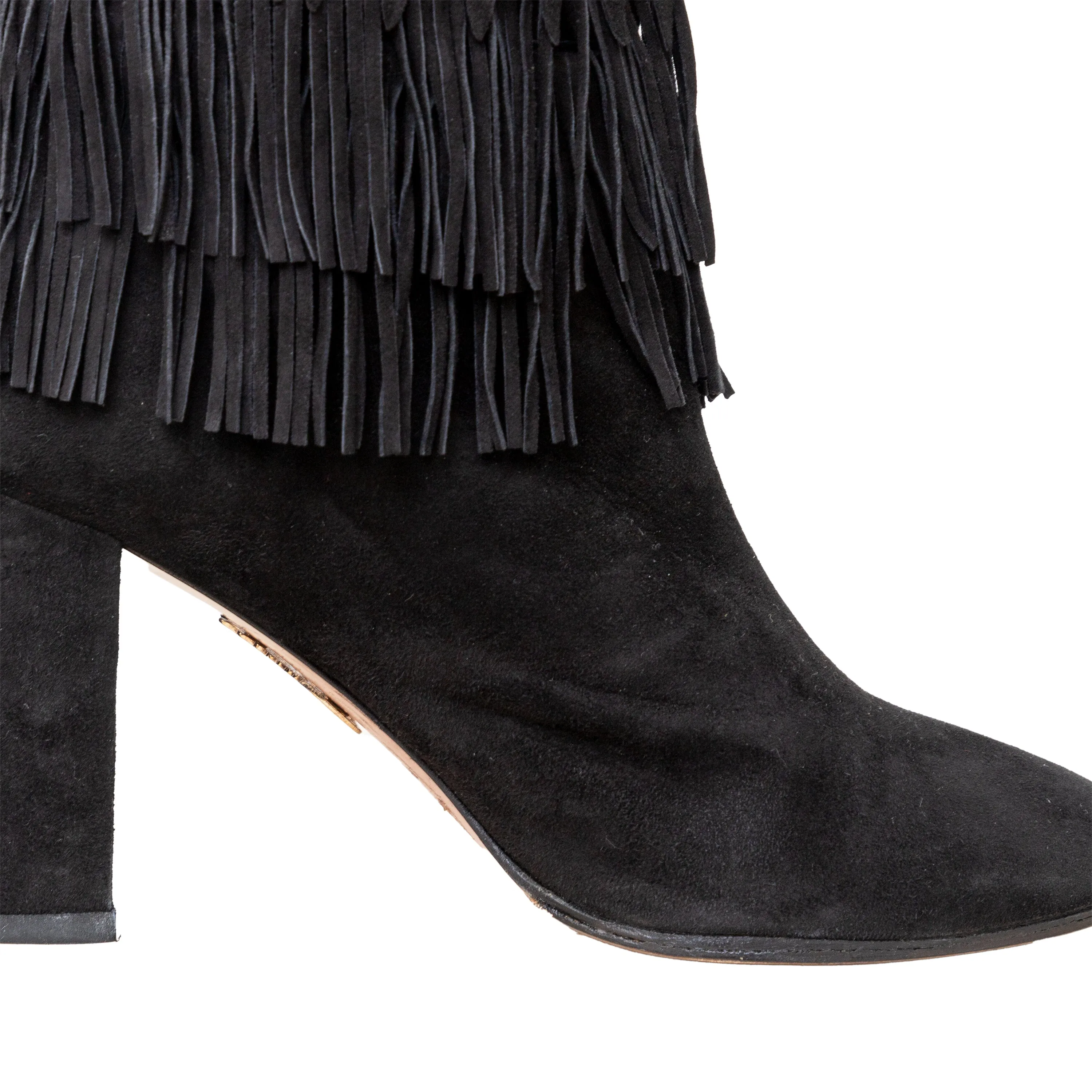 Aquazzura Fringed Boots - '10s