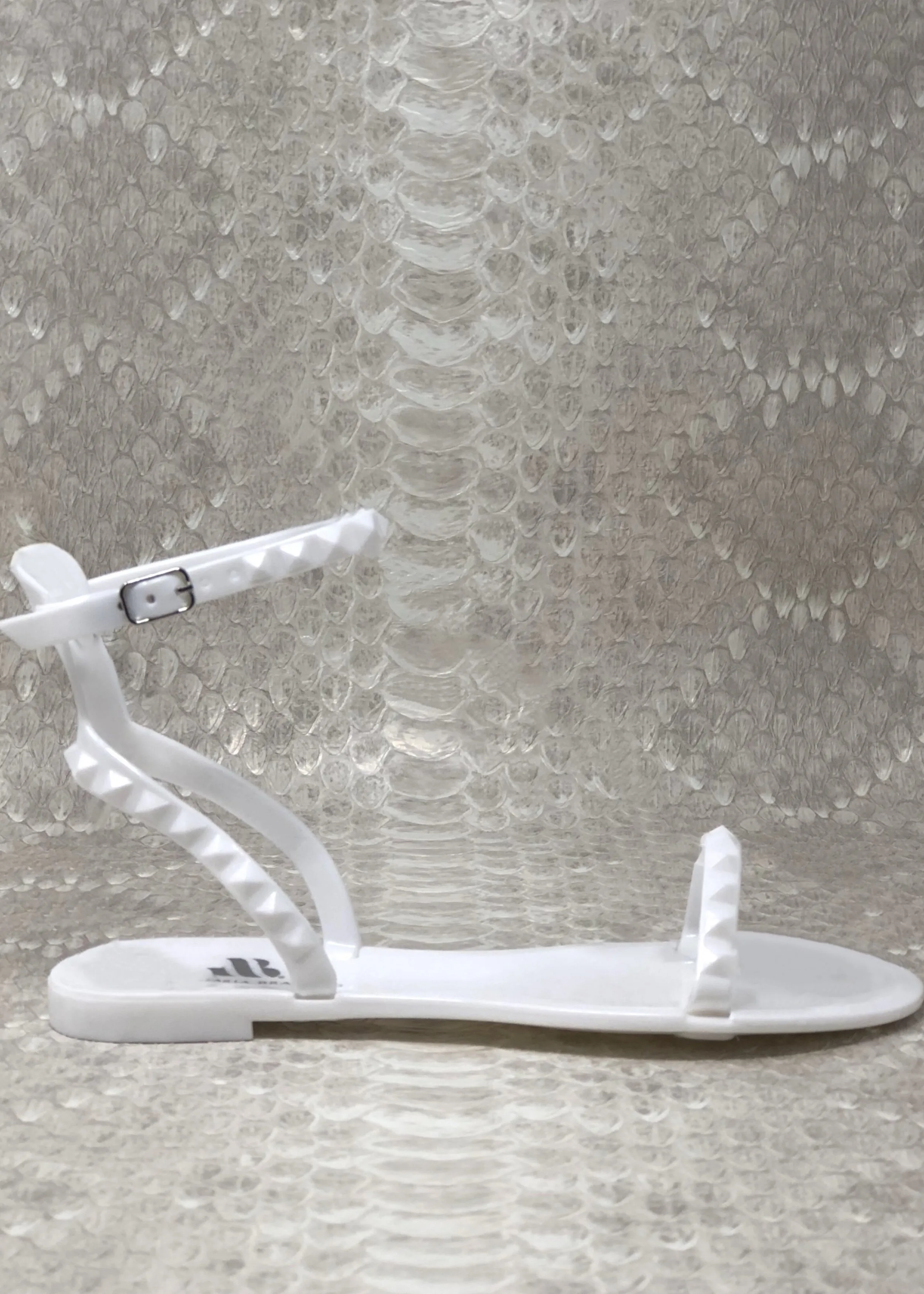 Aria White Sandals