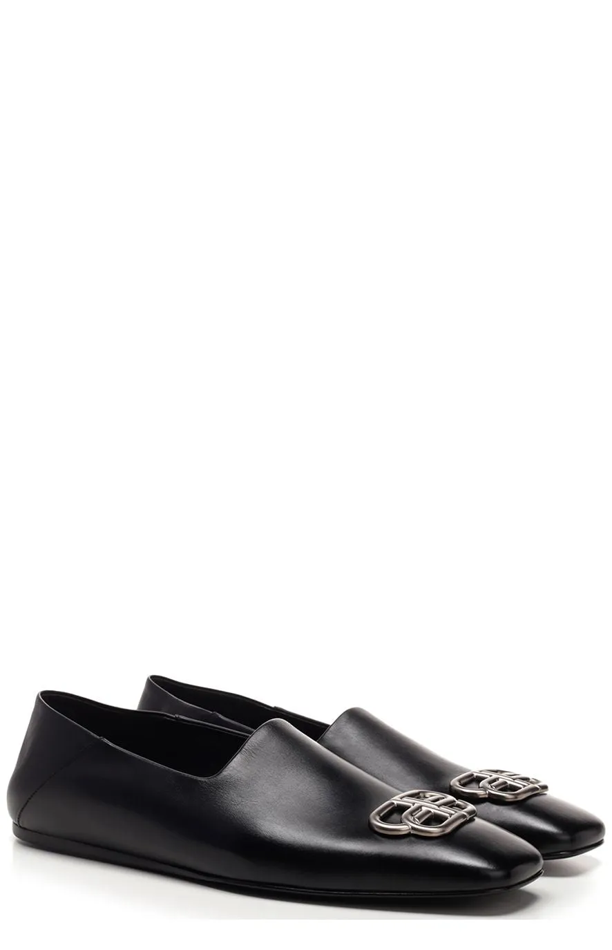 Balenciaga BB Appliqué Loafers