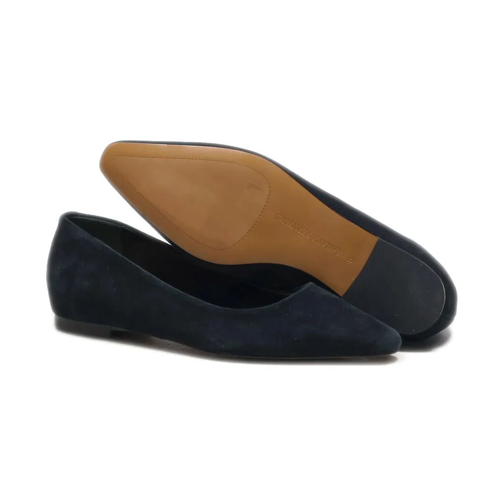 Banana Republic Ballerinas Suede Black Colour For Women