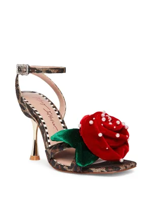 Betsey Johnson Carlos Floral Detail Heel - Brands We Love