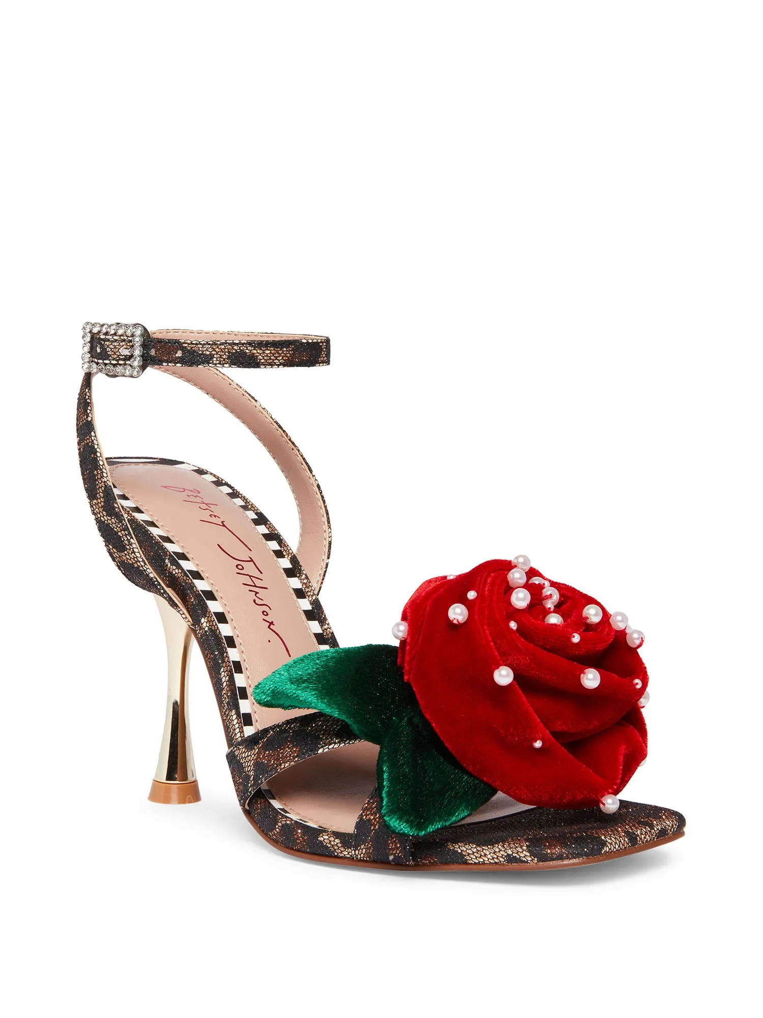 Betsey Johnson Carlos Floral Detail Heel - Brands We Love