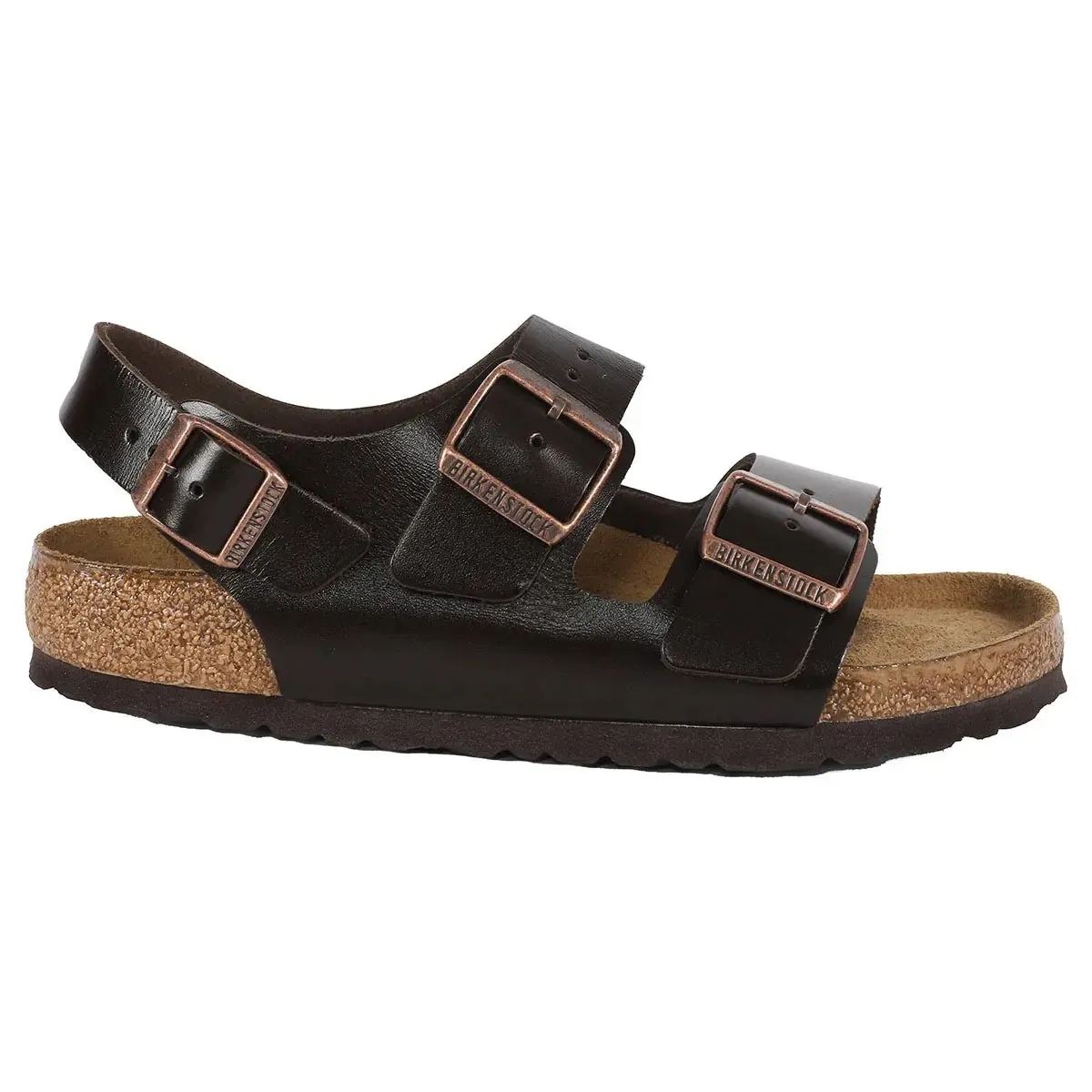 Birkenstock Milano Soft Footbed Smooth Leather Sandals