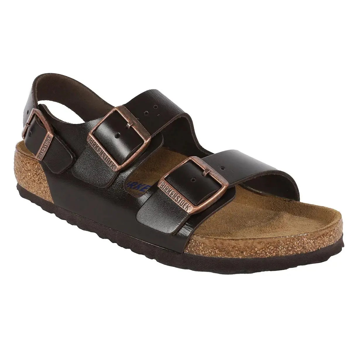 Birkenstock Milano Soft Footbed Smooth Leather Sandals