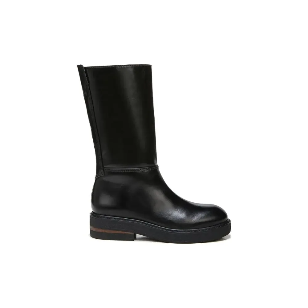 Bondie Black Leather Franco Sarto Boots