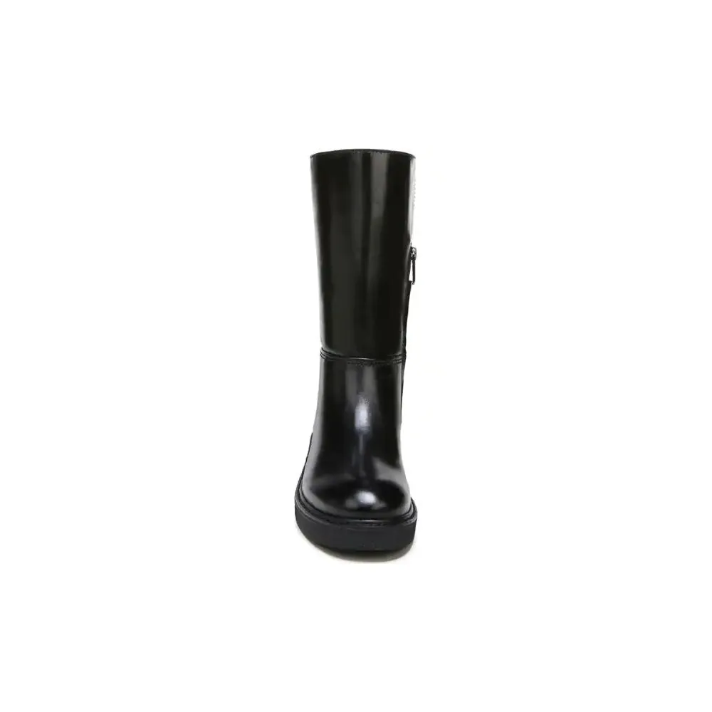 Bondie Black Leather Franco Sarto Boots
