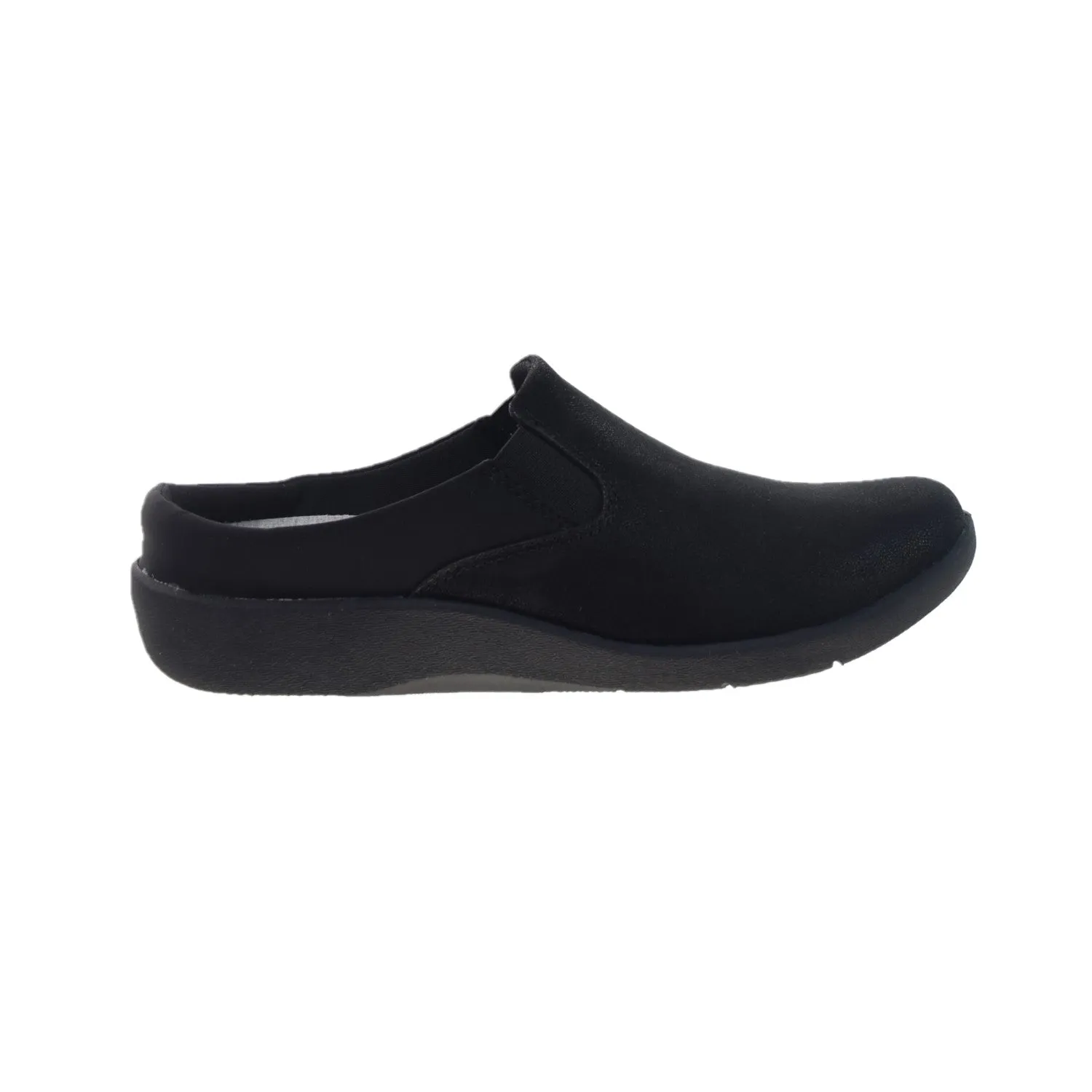 Clarks Sillian Wild Clog (Wide) Women's Shoes Black