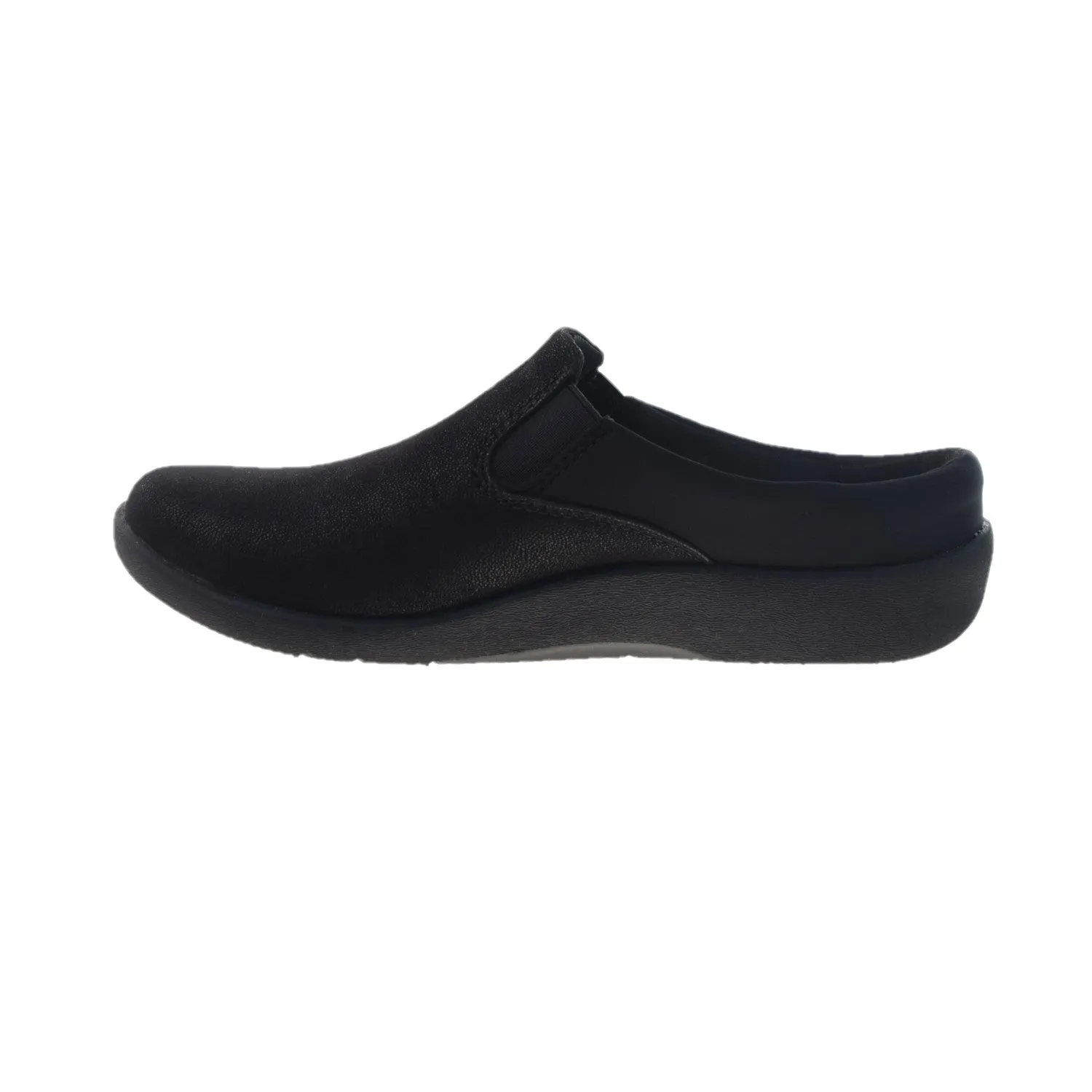Clarks Sillian Wild Clog (Wide) Women's Shoes Black