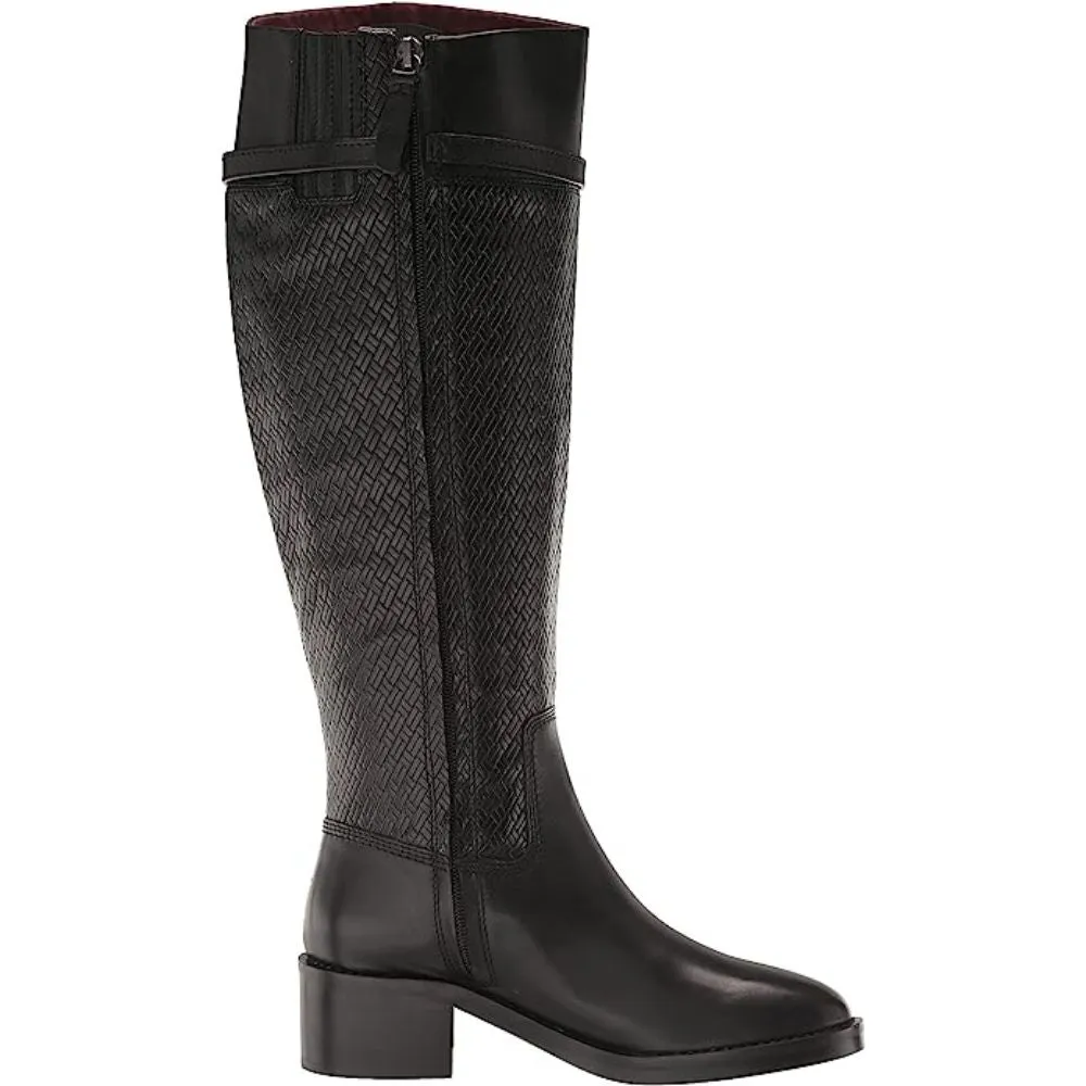 Colt Black Tall Wide Calf Franco Sarto Riding Boots