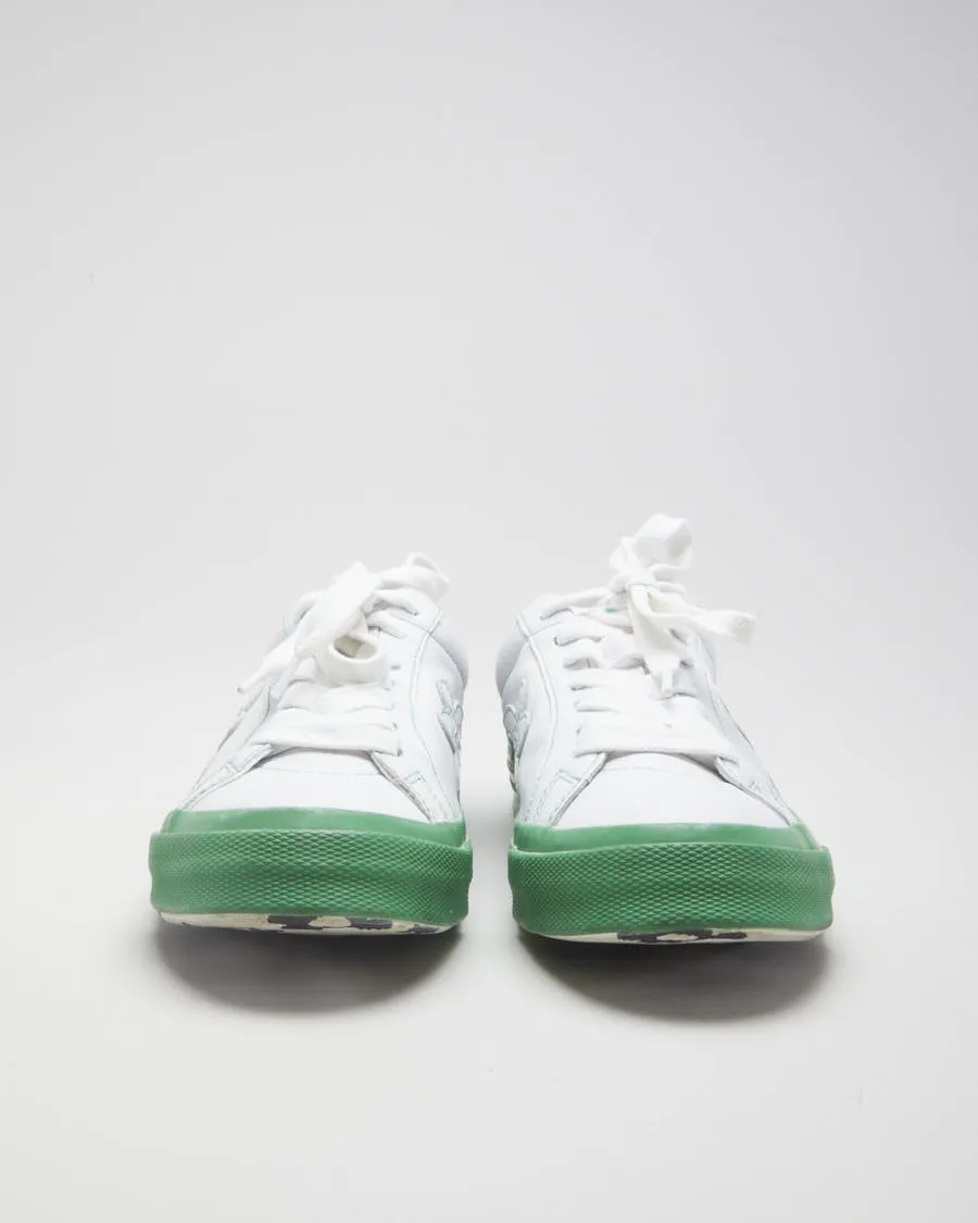 Converse x GOLF le FLEUR* One Star White & Green Sneakers - EUR 43