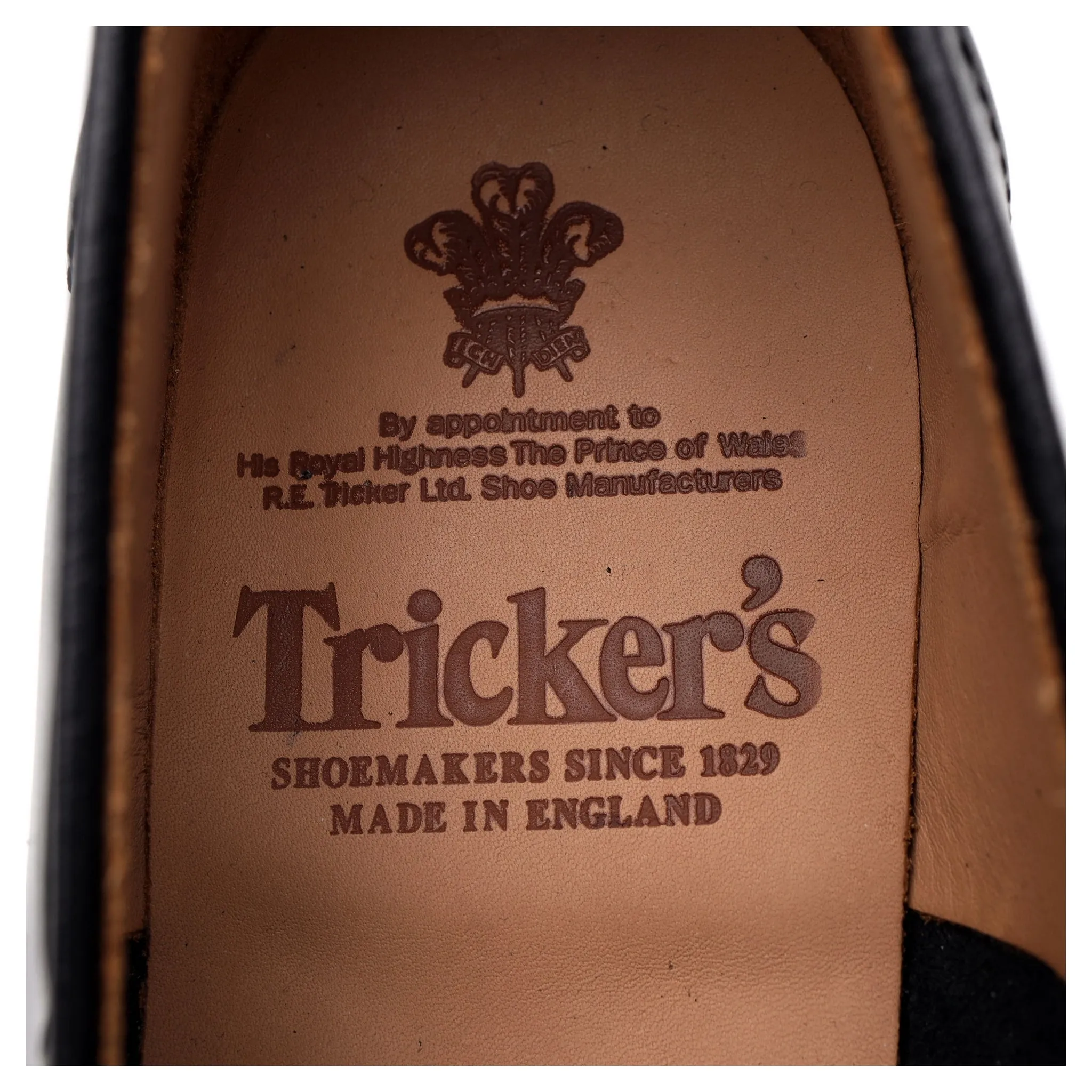 'Elton' Black Leather Tassel Loafer UK 7.5