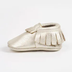 Freshly Picked Platinum Moccasins