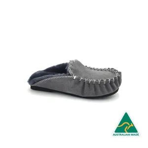 Grey Moccasin Scuffs