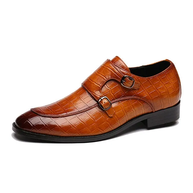 Men Dress Shoes Handmade Personality trend Paty Leather Wedding Shoes Men Flats Leather Oxfords Formal Shoes