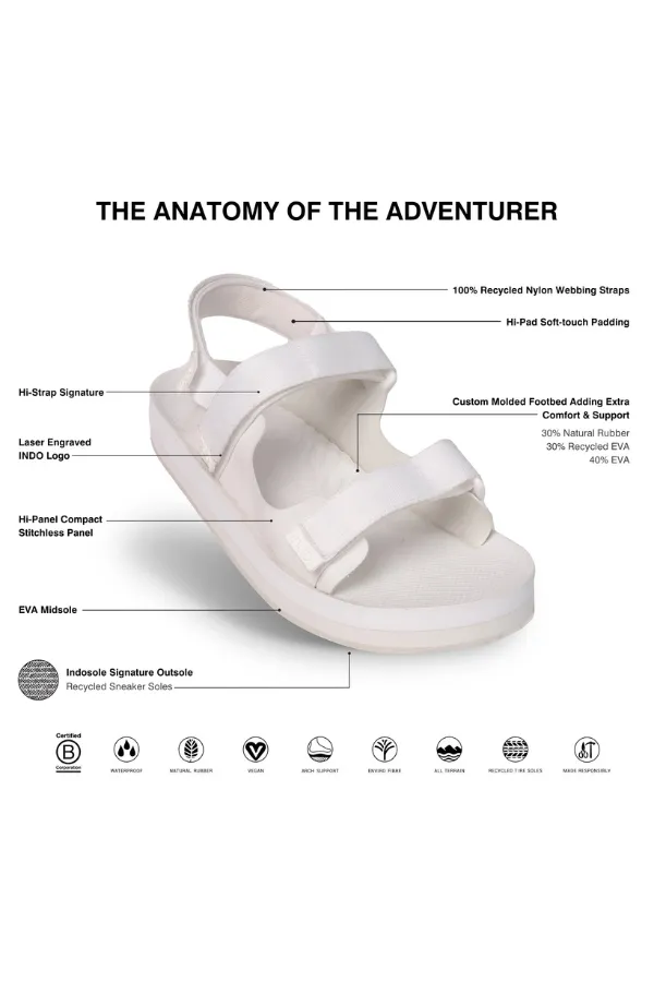 Men's Adventurer Sandals In Sea Salt