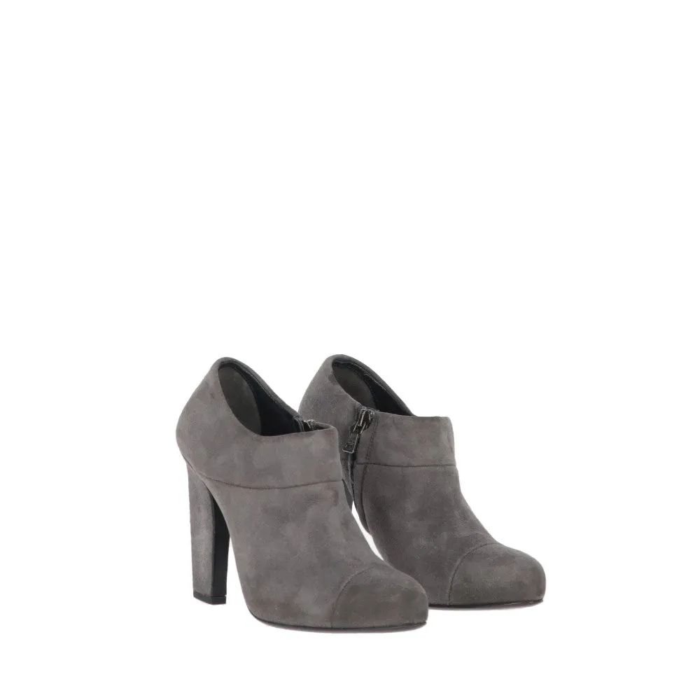 Prada Grey Suede Ankle Boots - 2000s
