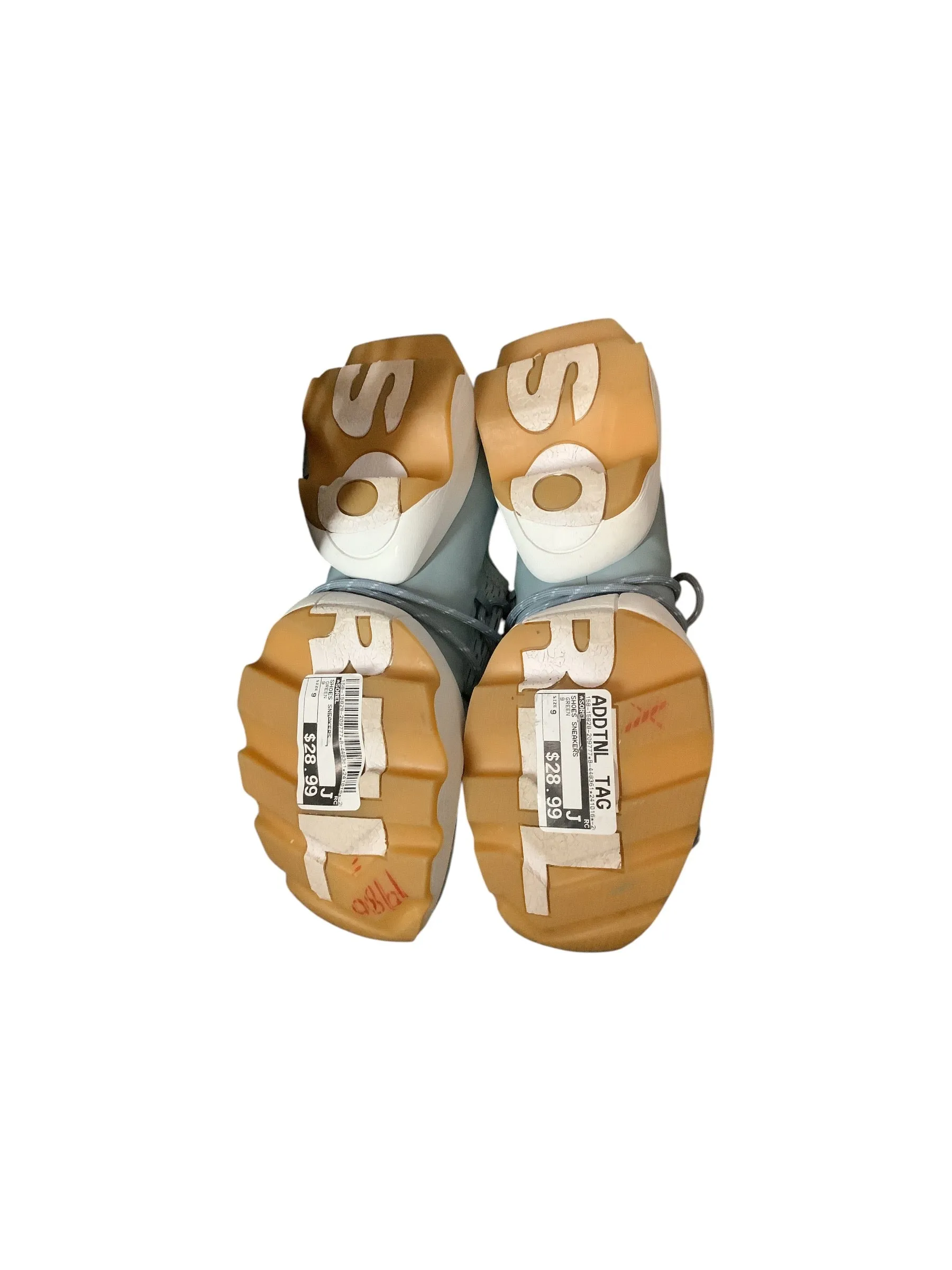 Shoes Sneakers By Sorel In Green, Size: 9