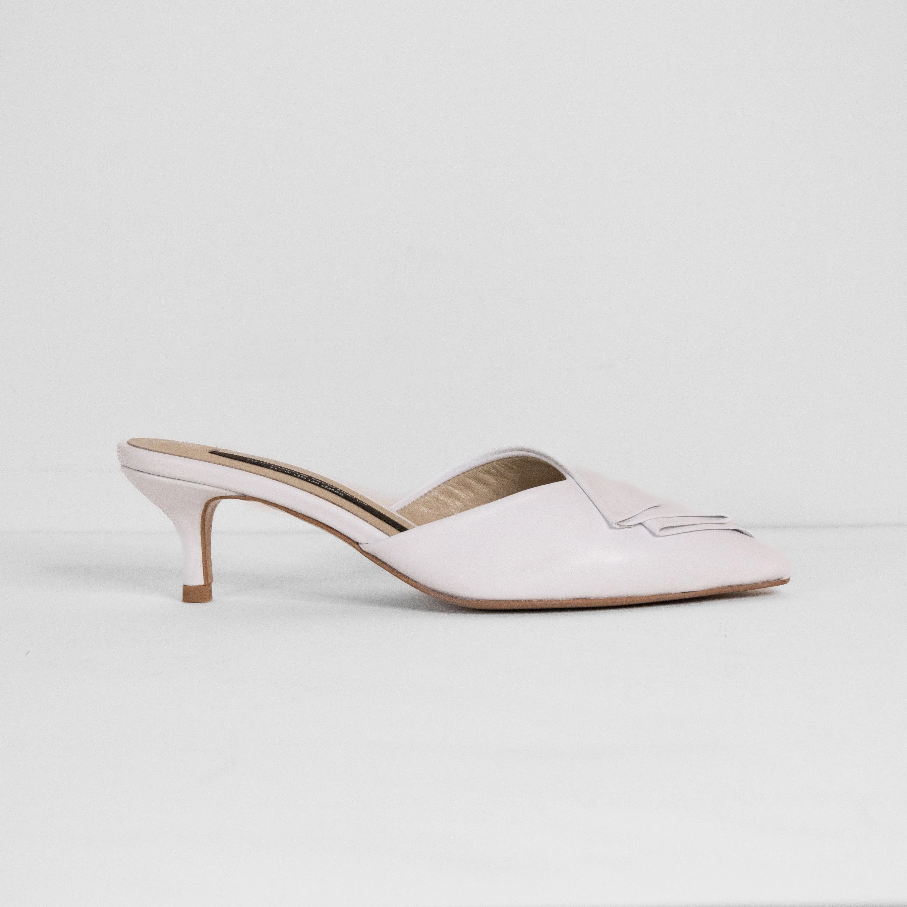 Sienna white heel