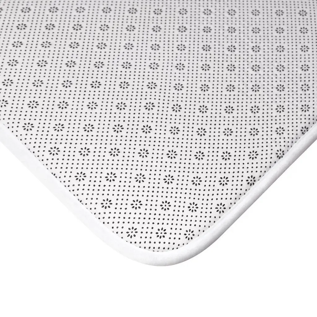Spring Floral Garden Bath Mat Decor Rug-Spring Bath Mat