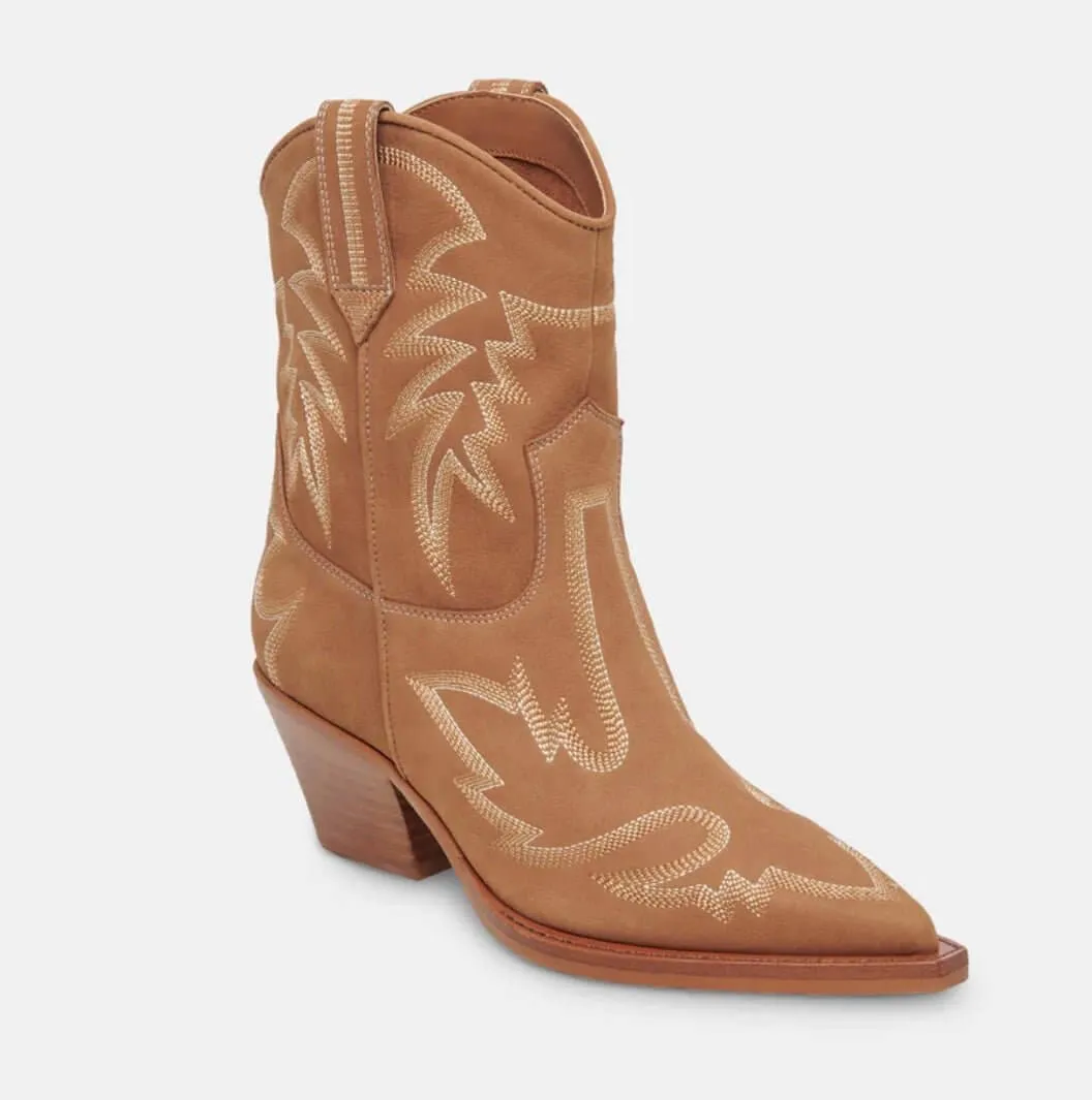 The Whiskey & Spice Boots: Embroidered