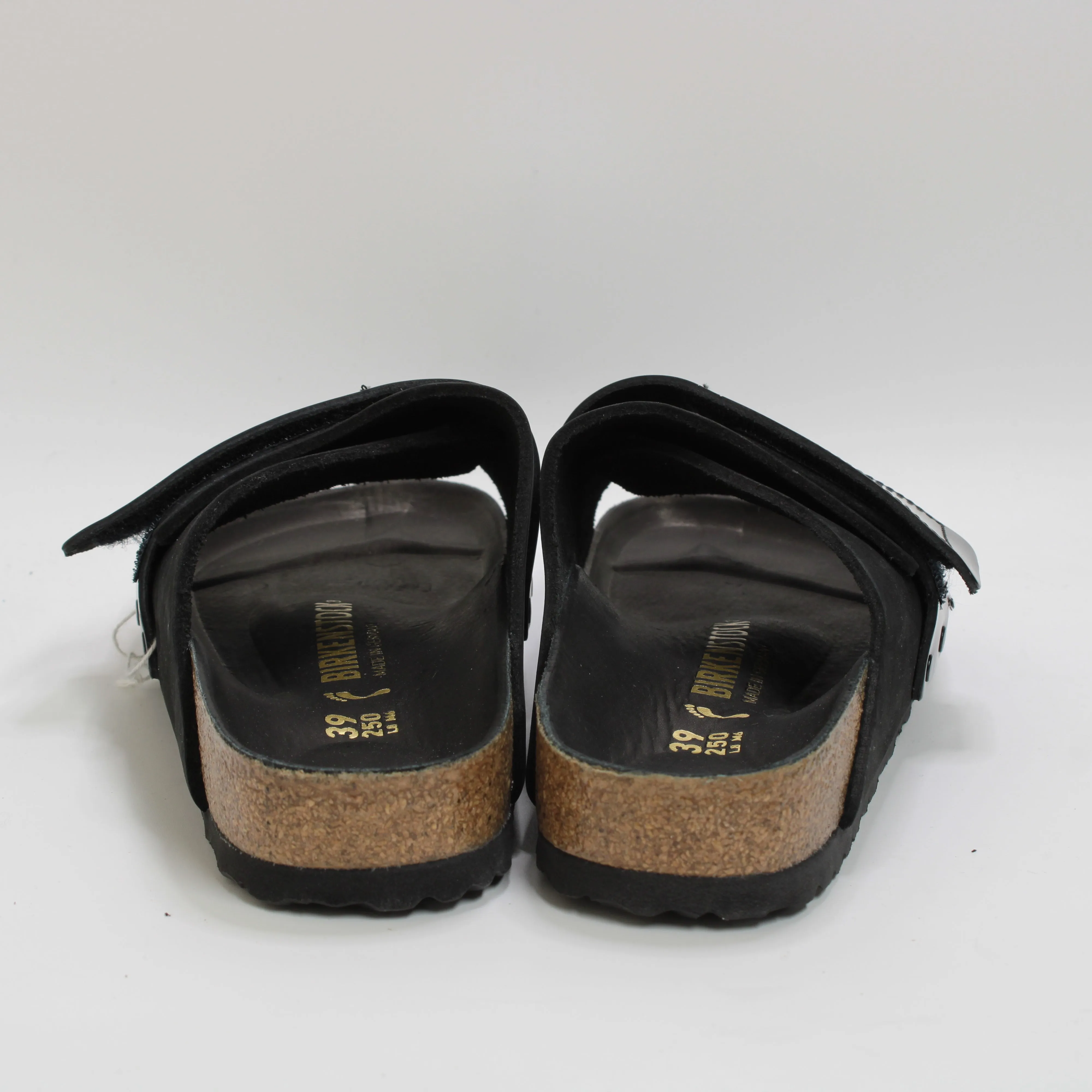 Womens Birkenstock Kyoto Black Nubuck High Shine