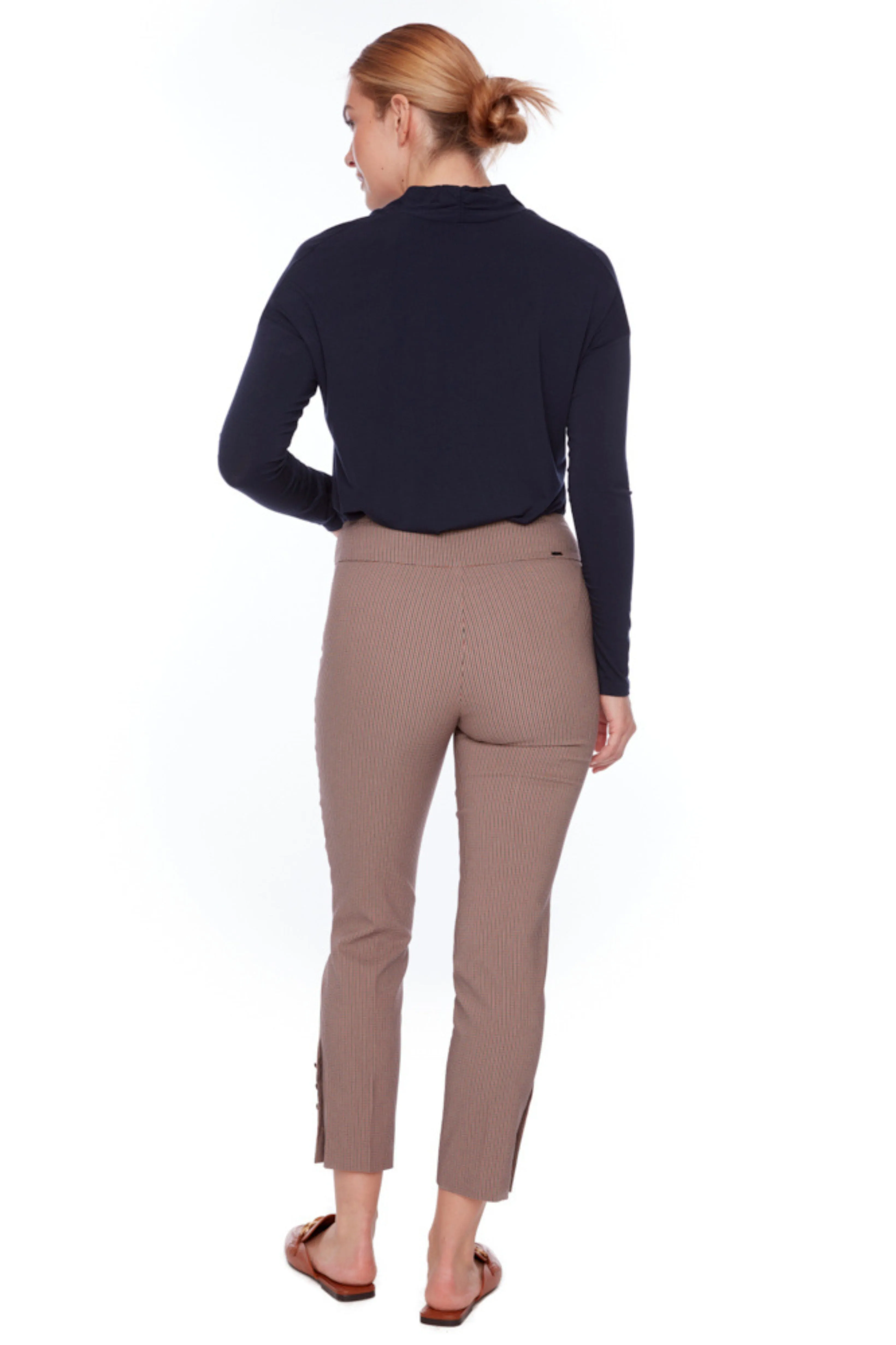 York Plaid Techno Ankle Pant | UP! - Clearance